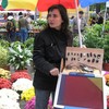 Mouna Andraos with the power cart in New York City’s Union Square